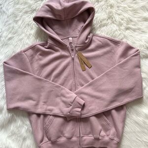 🍂SKIMS Cotton Fleece Classic Zip Up Hoodie S TP-ZUP-4476